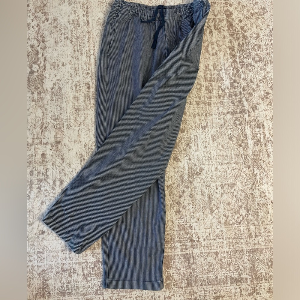 Uniqlo striped elastic pants